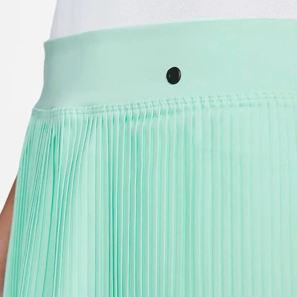 NIKE Women's Dri-FIT Ace Pleated Golf Shorts NWT Mint Foam Tennis Green Skort - Picture 8 of 15